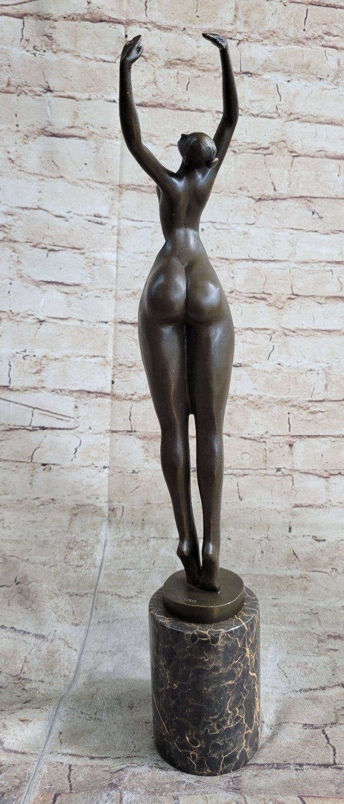 Large Abstract Original Modern Art Abstract Nude Artwork  Ballerina Bronze Statue