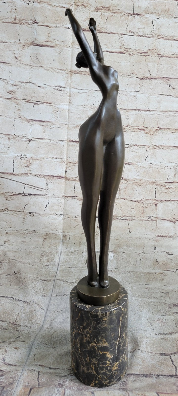 Large Abstract Original Modern Art Abstract Nude Artwork  Ballerina Bronze Statue