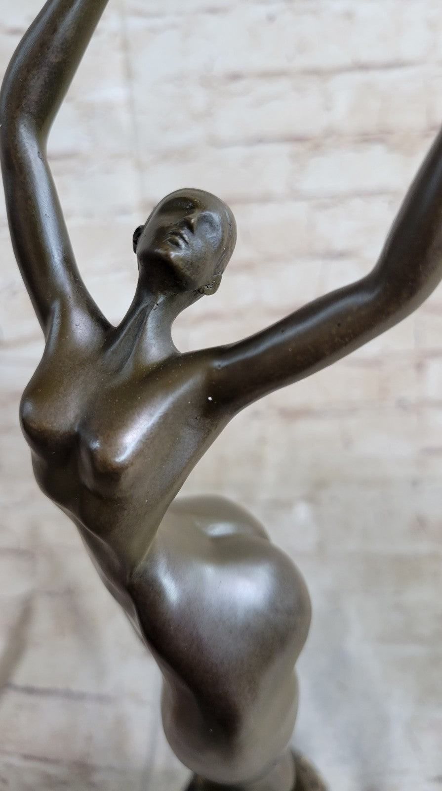 Large Abstract Original Modern Art Abstract Nude Artwork  Ballerina Bronze Statue