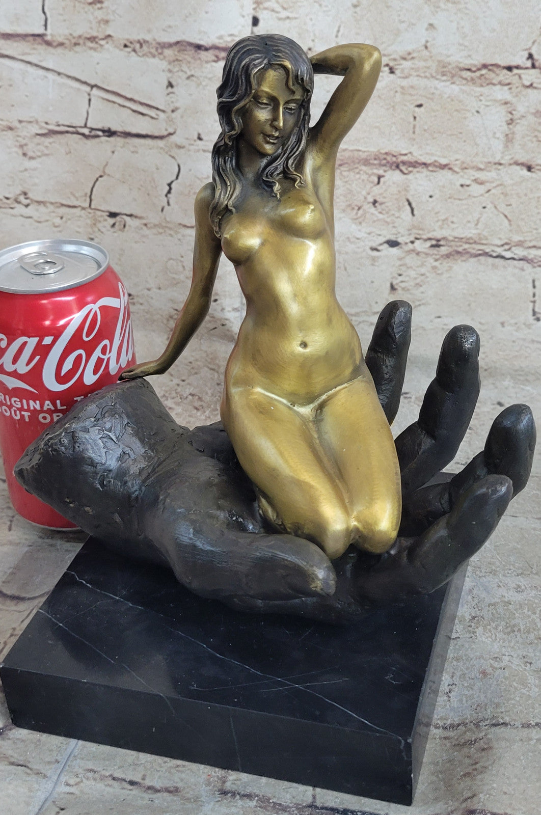 Museum Quality Hand Crafted Erotic Female Sitting by Juno Bronze Sculpture Sale