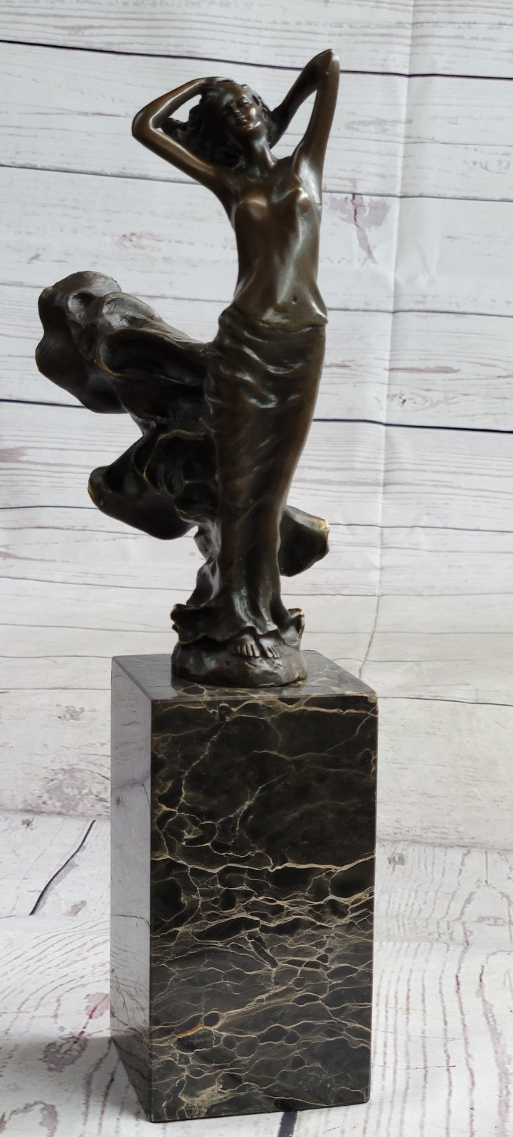 Handcrafted Sexy Goddess By Milo Bronze Sculpture Art Decorative Masterpiece