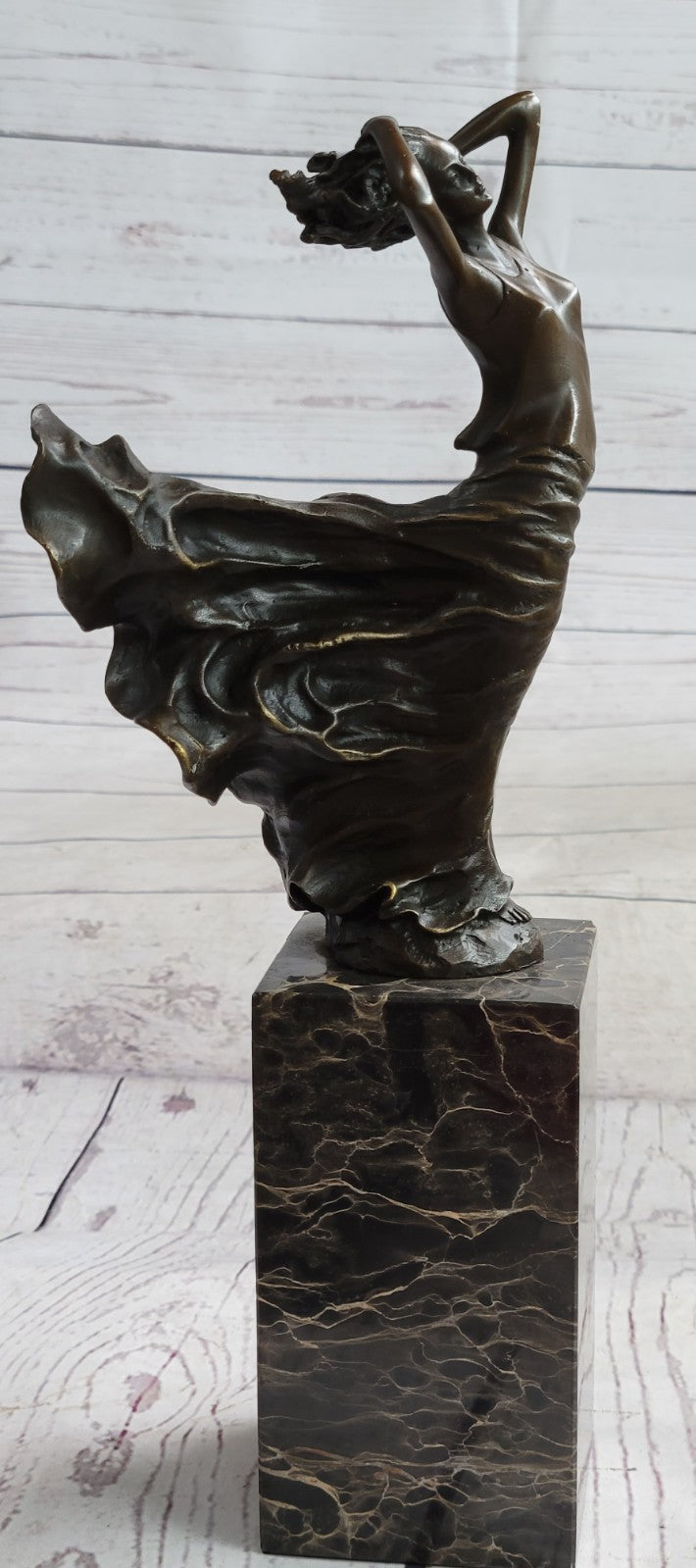 Handcrafted Sexy Goddess By Milo Bronze Sculpture Art Decorative Masterpiece