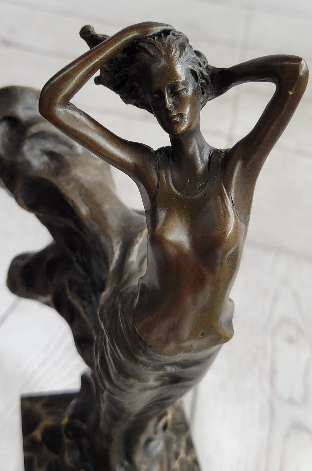 Handcrafted Sexy Goddess By Milo Bronze Sculpture Art Decorative Masterpiece
