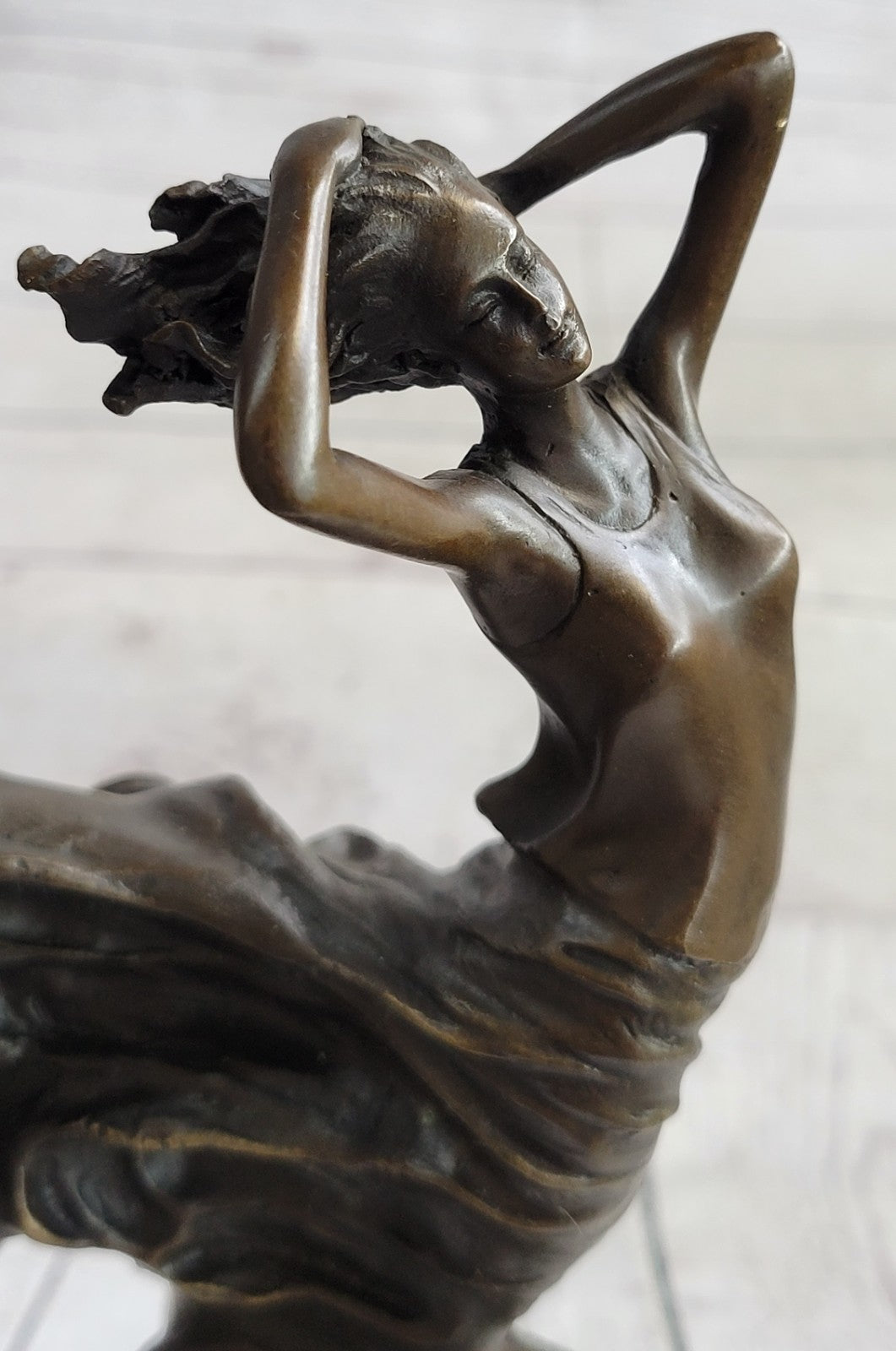 Handcrafted Sexy Goddess By Milo Bronze Sculpture Art Decorative Masterpiece