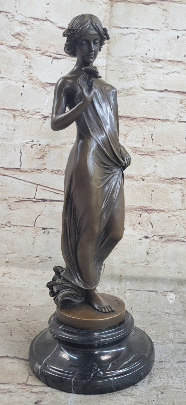 Uique Hot Cast Nude Mother Nature Bronze Sculpture Figure Statue Figurine Art