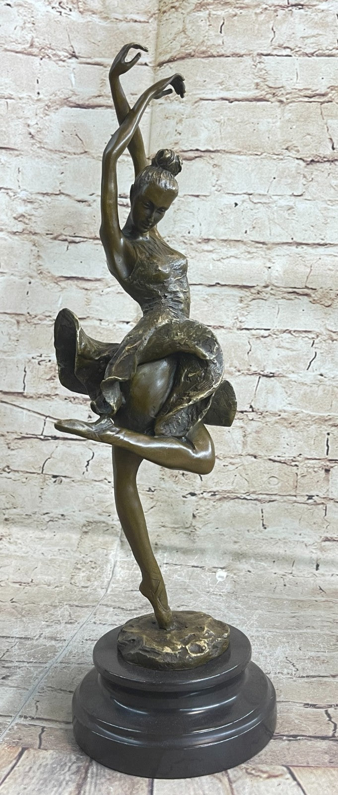 EDGAR DEGAS BALLERINA DANCER REAL VINTAGE BRONZE STATUE SCULPTURE FIGURINE SALE GIFT