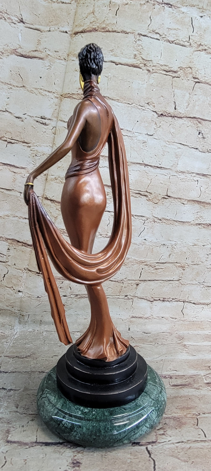Art Deco Lady Statue - Female Dancer  Sculpture Revue Dancer - Bronze Figurine Sale