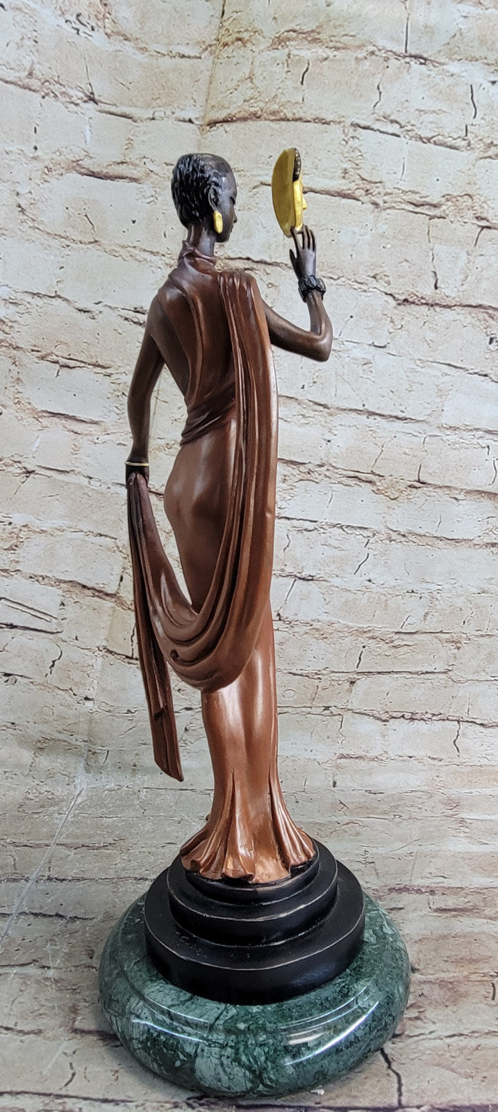 Art Deco Lady Statue - Female Dancer  Sculpture Revue Dancer - Bronze Figurine Sale