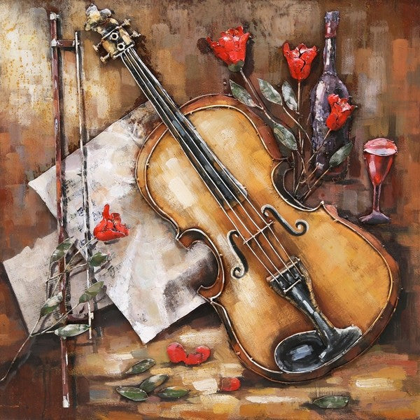 Celebrate your love of music with a hand-picked piece of fine art 3-D