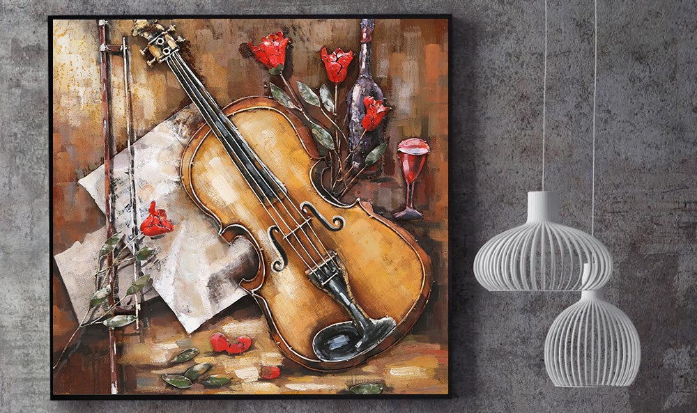 Celebrate your love of music with a hand-picked piece of fine art 3-D