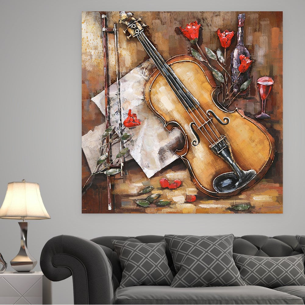 Celebrate your love of music with a hand-picked piece of fine art 3-D