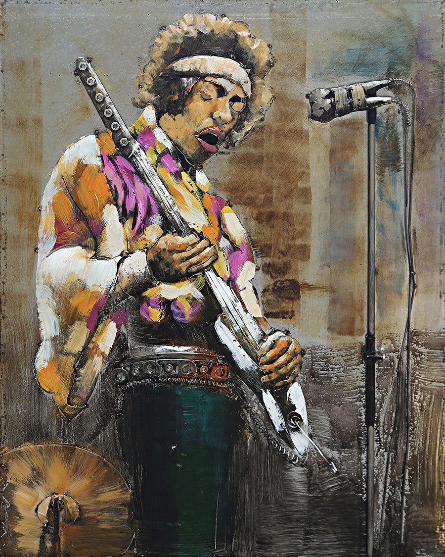 Museum quality original Artwork of Jimi Hendrix painting Collectible Fine Art