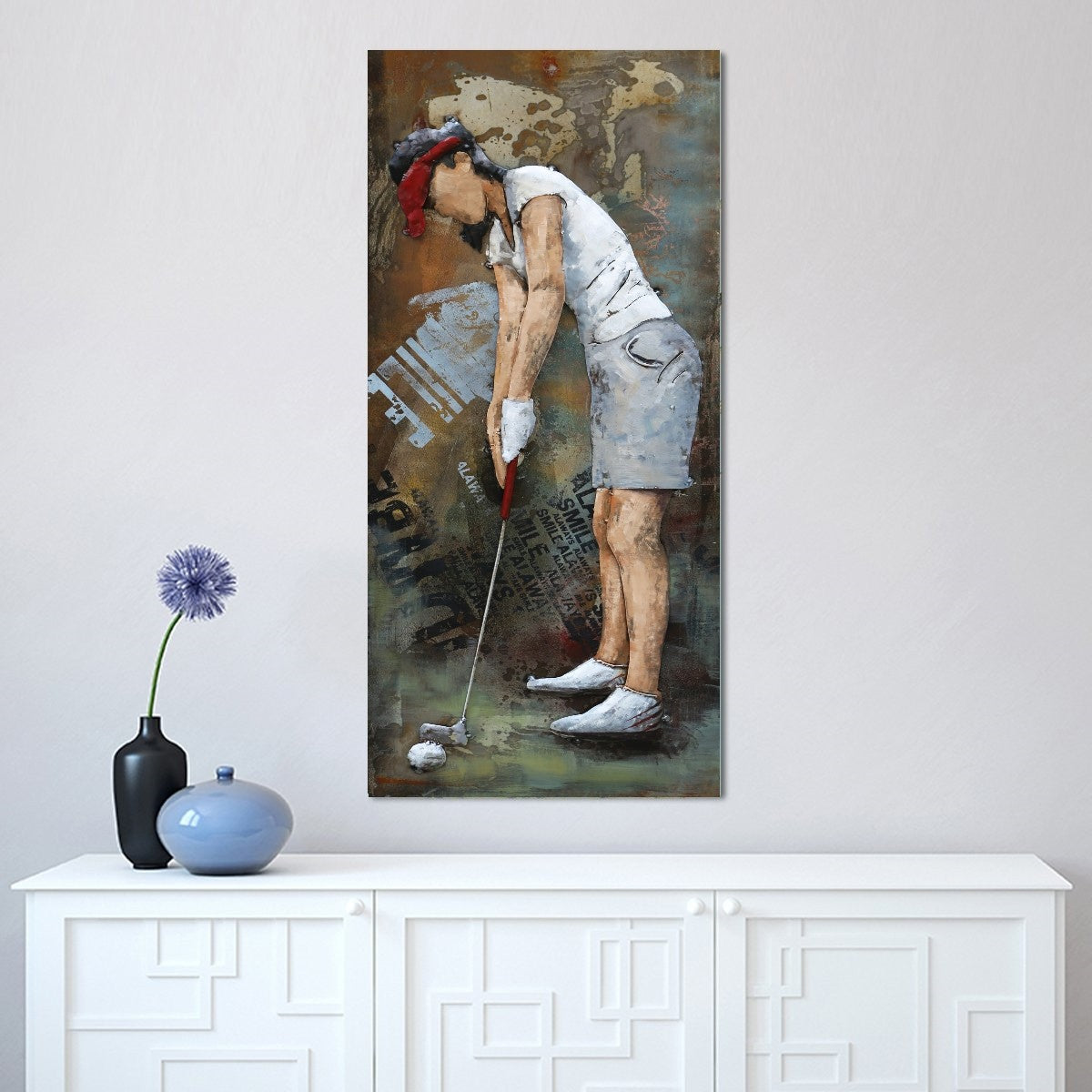 Hot Selling item modern European wall Painting art 3d Metal Designer Rustic Sale