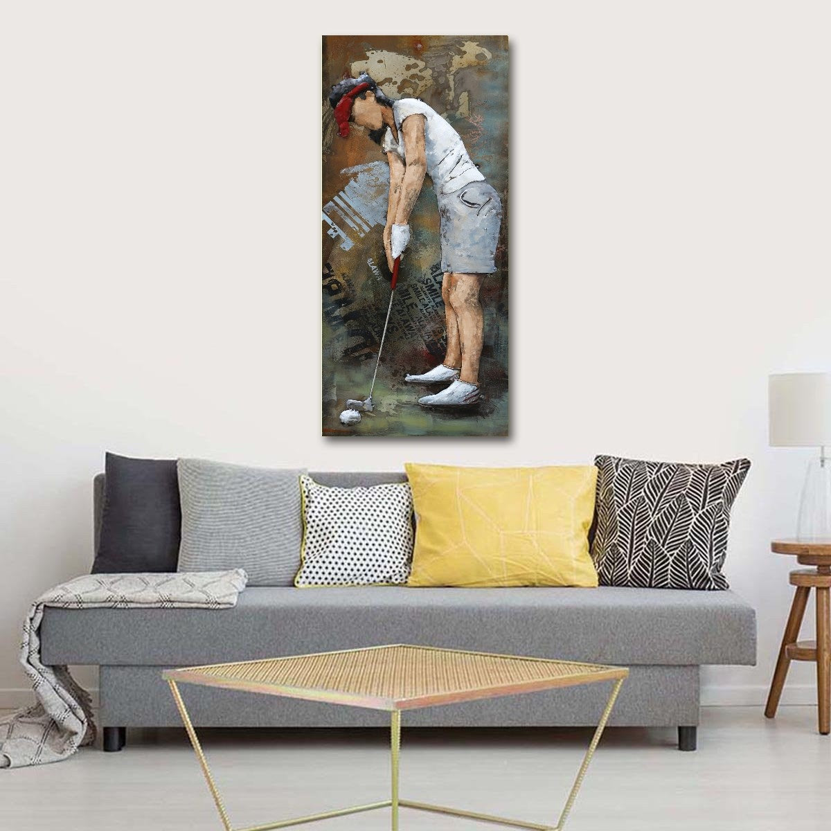 Hot Selling item modern European wall Painting art 3d Metal Designer Rustic Sale
