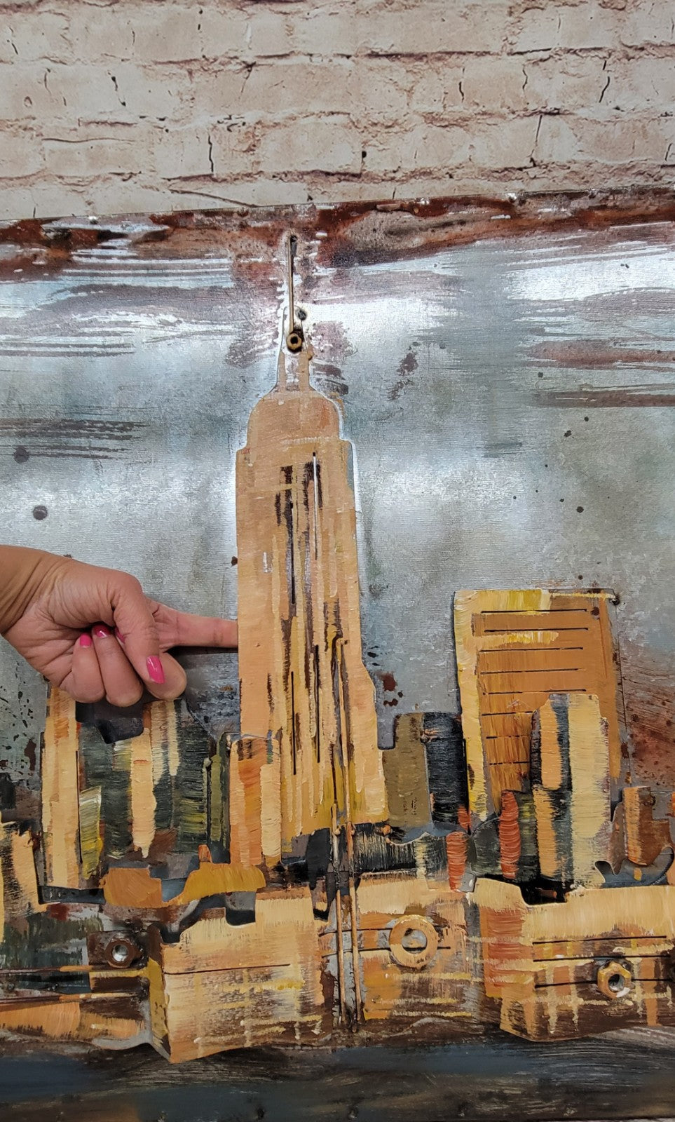 New York City 3d Pop Art Cityscape Skyline Artwork Manhattan 3-D Figurine