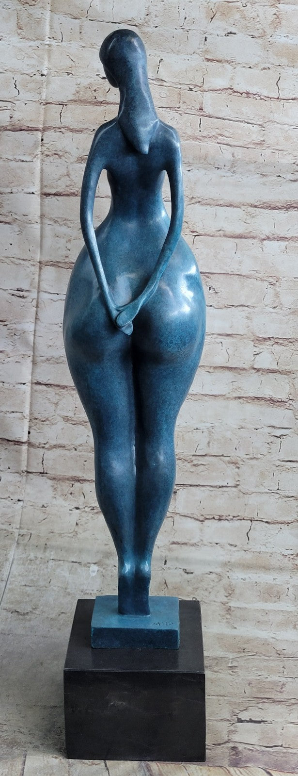 Contemporary Art - Voluminous Erotic Nude - Signed Miguel Lopez - Limited Artwork