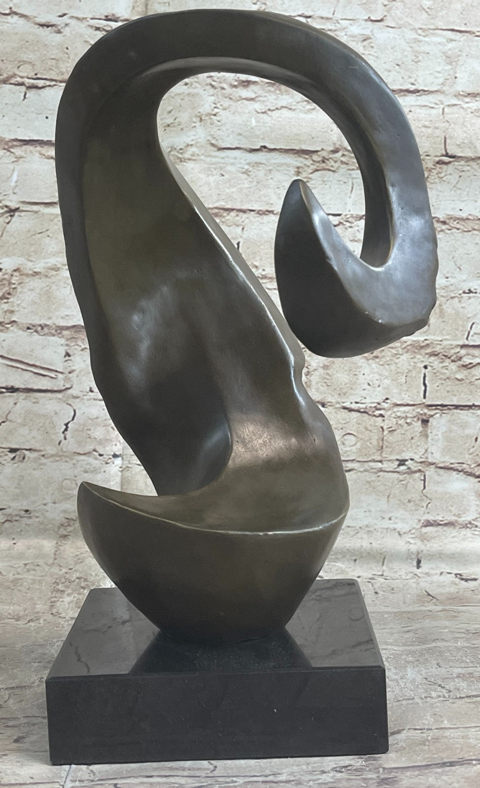 Bronze abstract statue Male Dali head bronze sculpture people face 100% bronze