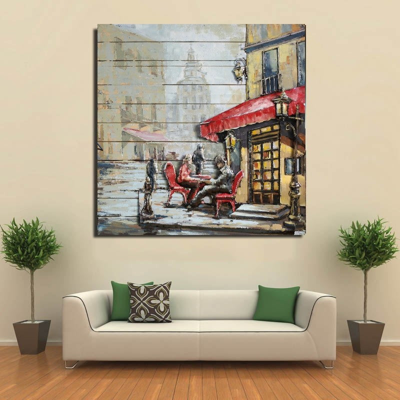 Custom Vintage 3D Metal Wall Art Decoration Ideas Modern Artwork Wall Art Decor