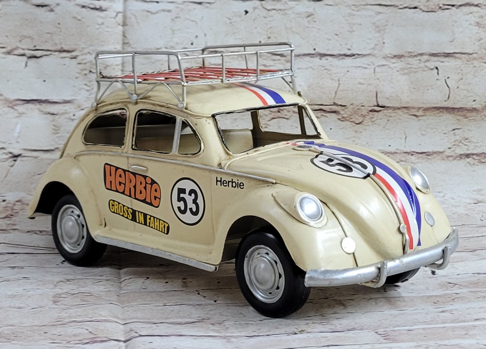 Herbie the Love Bug Volkswagen VW Beetle 1/8 Scale Mint New In Box Hot Cast