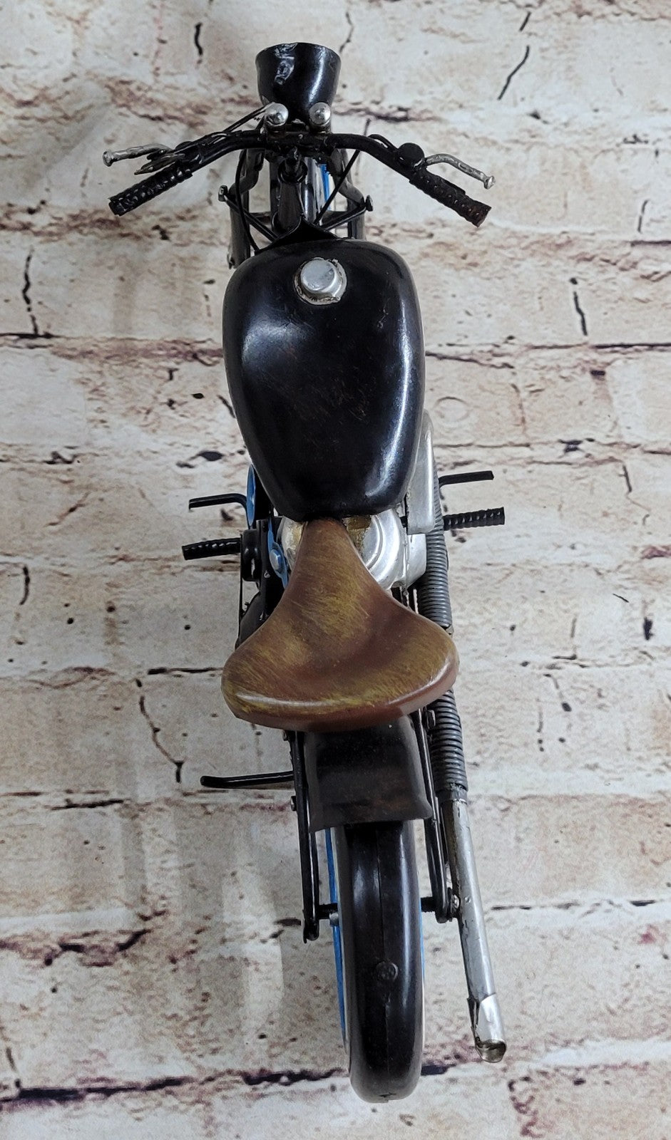 Harley Davidson Motorcycle Model Easy Rod Custom Rider Touring Bike 1/12 Black