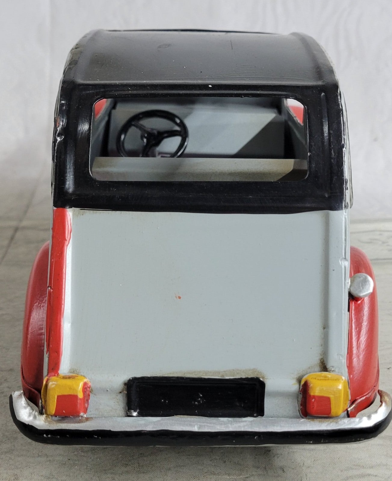 Handcrafted Detailed Vintage 1950 Citroen 2CV Car Automobile Hot Cast Decor Art