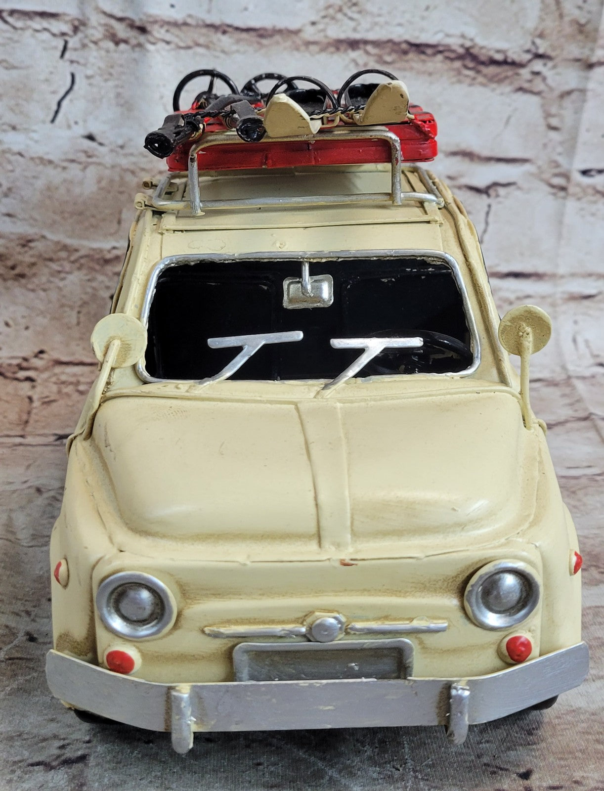 Diecast Antique Car Model Good Quality Micro Mini Toy Cars Fiat 500