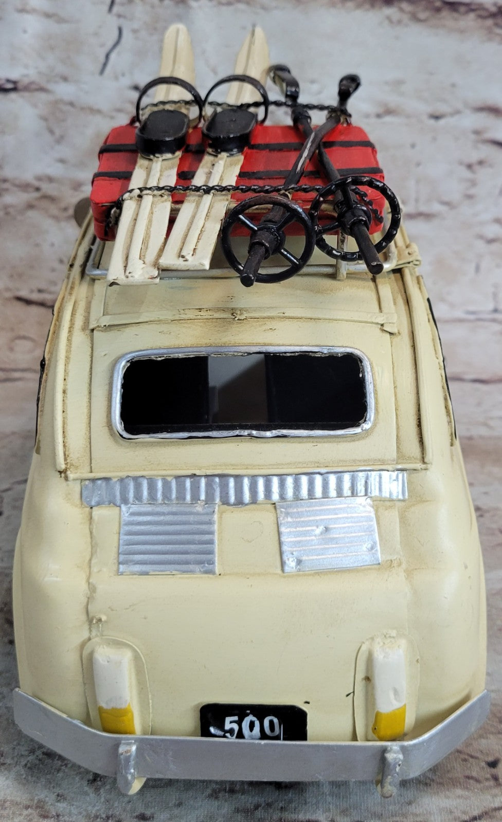 Diecast Antique Car Model Good Quality Micro Mini Toy Cars Fiat 500