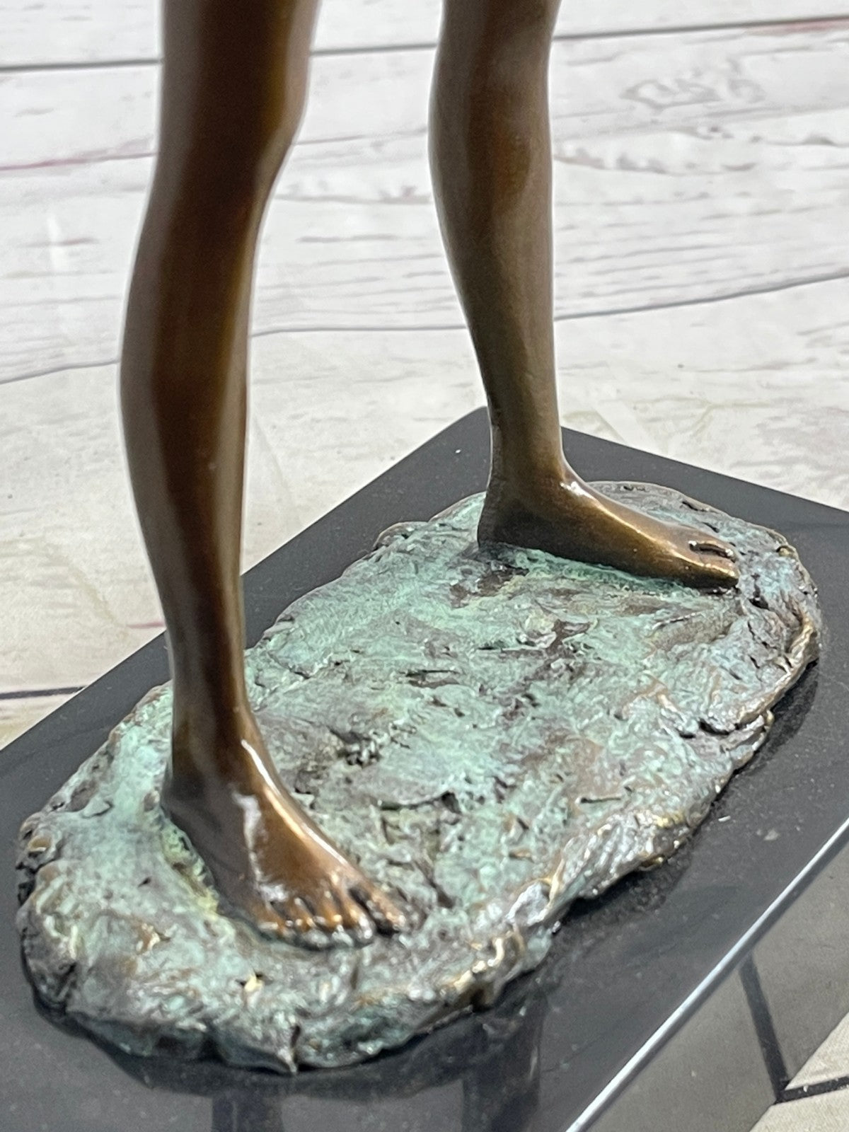 Bronze Sculpture by Italian artist M.Nick Nude Girl Hot Cast Detailed Statue