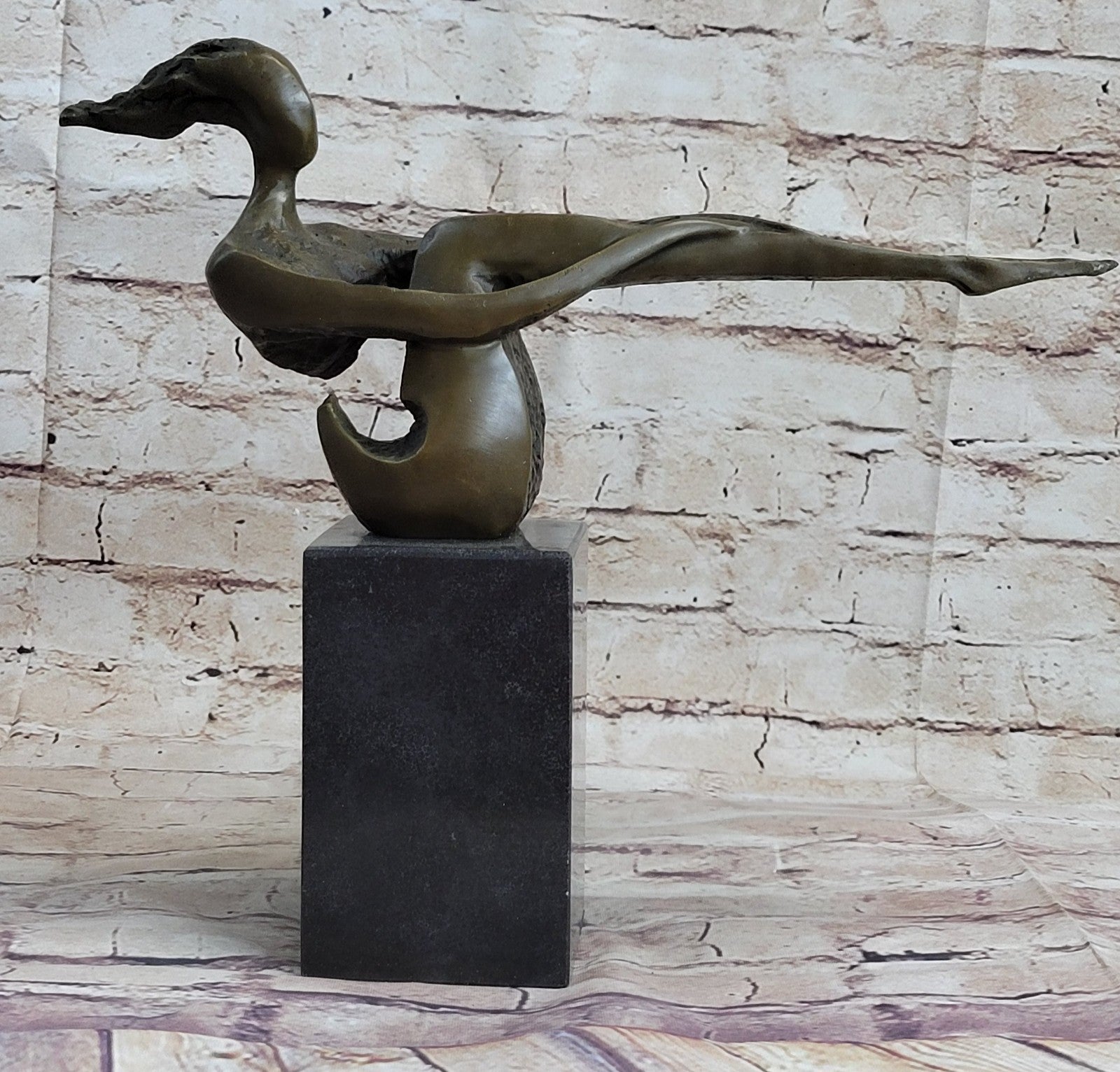 Contemporary Bronze Female Nude - Athlete - Erotic Naked- Sign. Nick Statue SALE