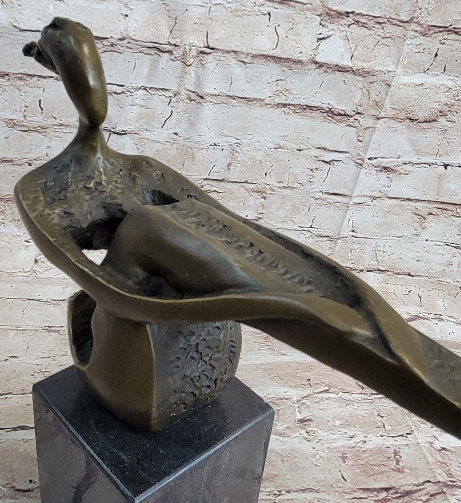 Contemporary Bronze Female Nude - Athlete - Erotic Naked- Sign. Nick Statue SALE