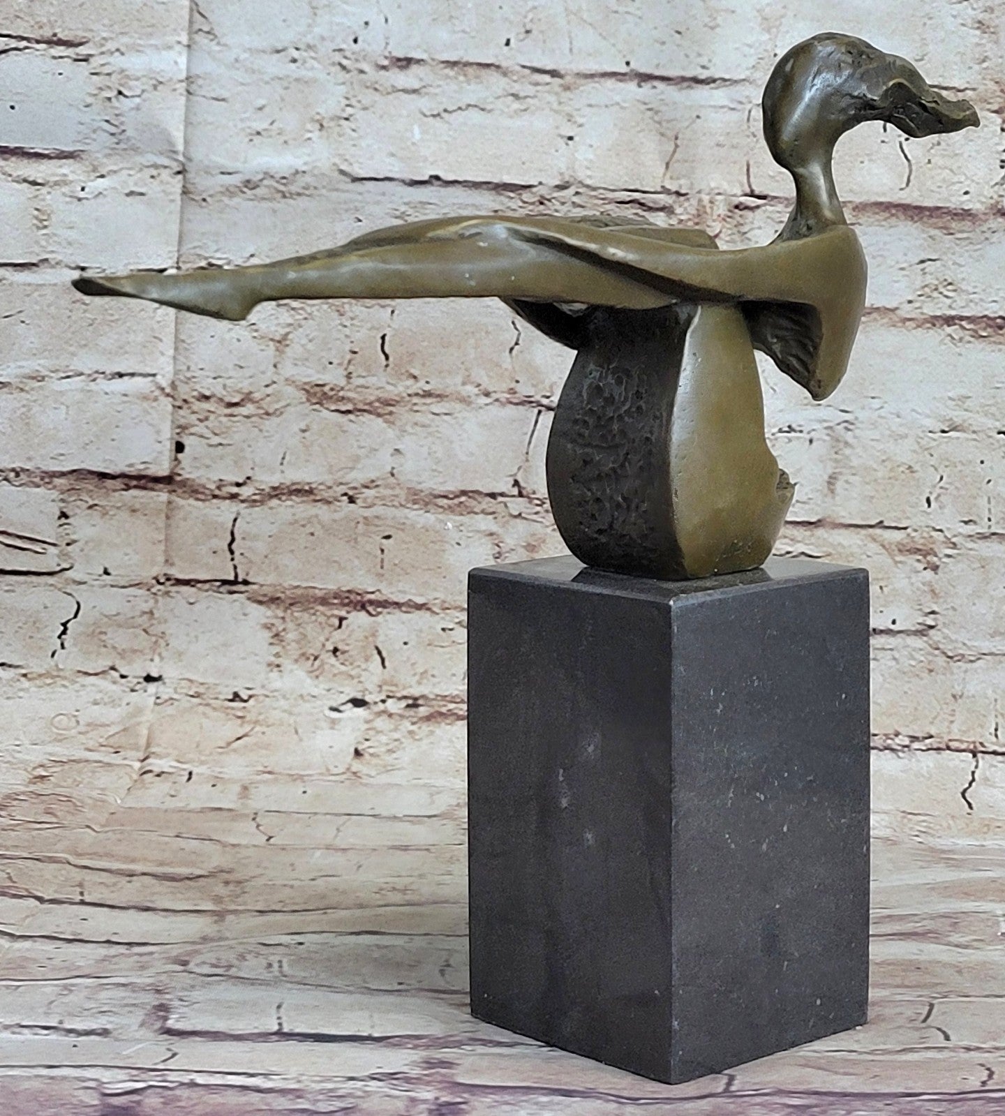 Contemporary Bronze Female Nude - Athlete - Erotic Naked- Sign. Nick Statue SALE