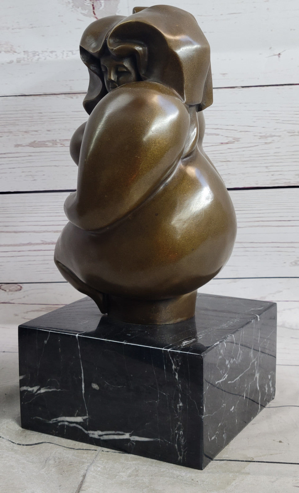 Cubby Nude Woman Bronze Figurine Handcrafted by Milo Figurine