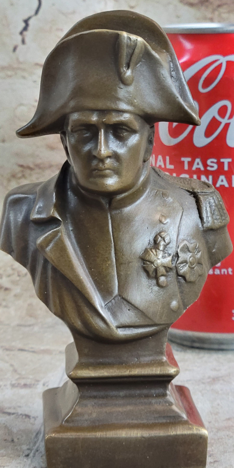 Great french bust of young napoleon Bonaparte  ormolu bronze sculpture figurine