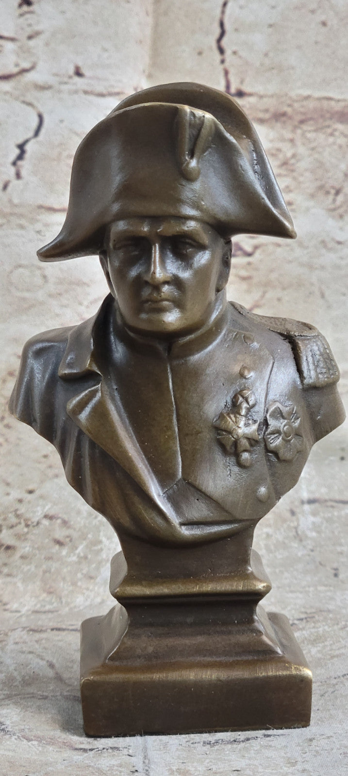 Great french bust of young napoleon Bonaparte  ormolu bronze sculpture figurine