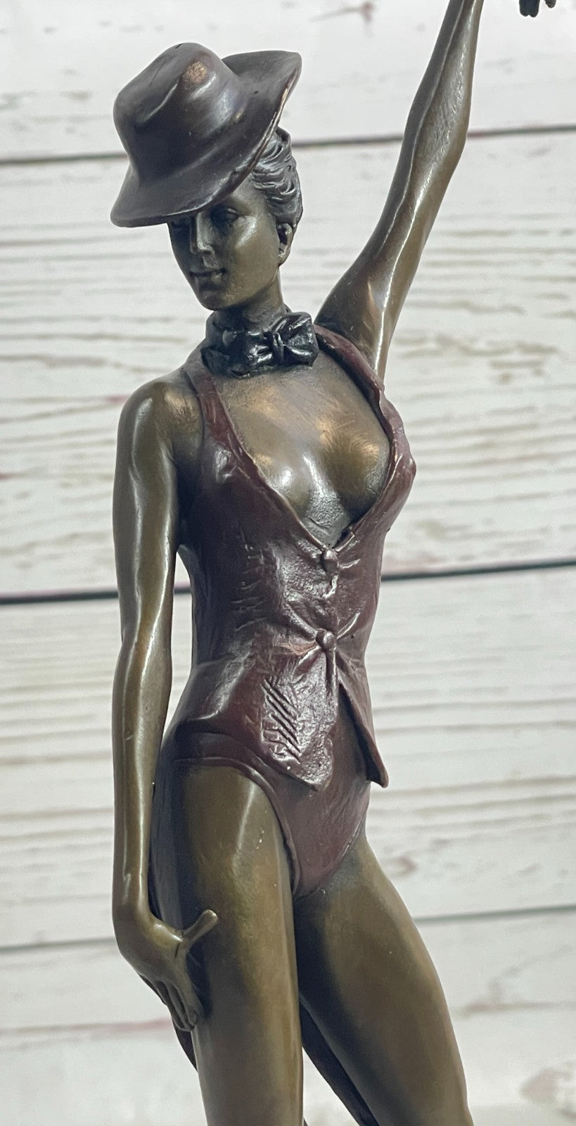Nude Female Woman Jazz Dancer Flapper Bronze Marble Statue Sculpture Figure Sale