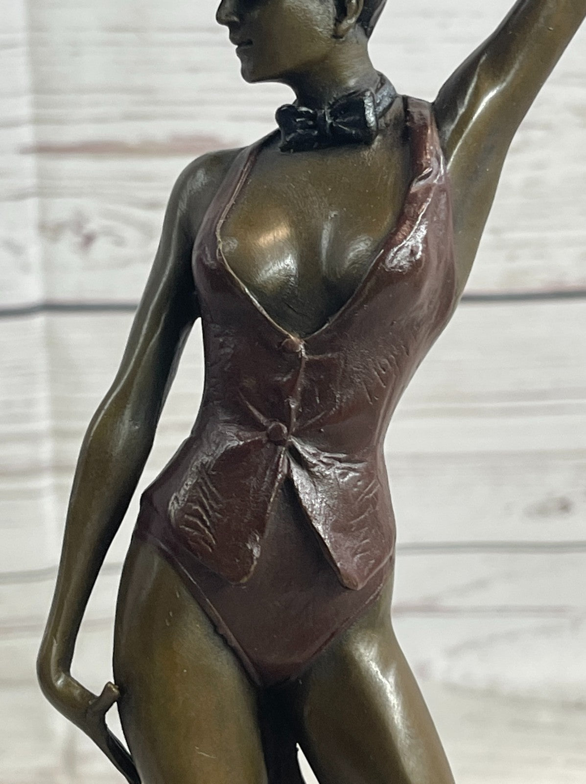 Nude Female Woman Jazz Dancer Flapper Bronze Marble Statue Sculpture Figure Sale