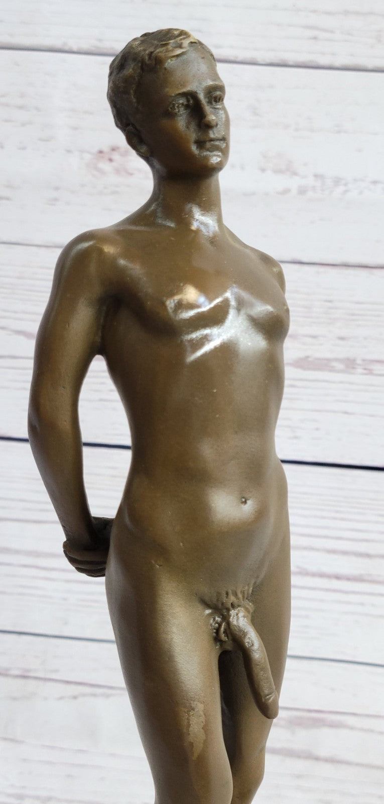 NUDE MALE STATUE MAN SCULPTURE GAY ART BRONZE STATUES HOT CAST DETAILED FIGURINE