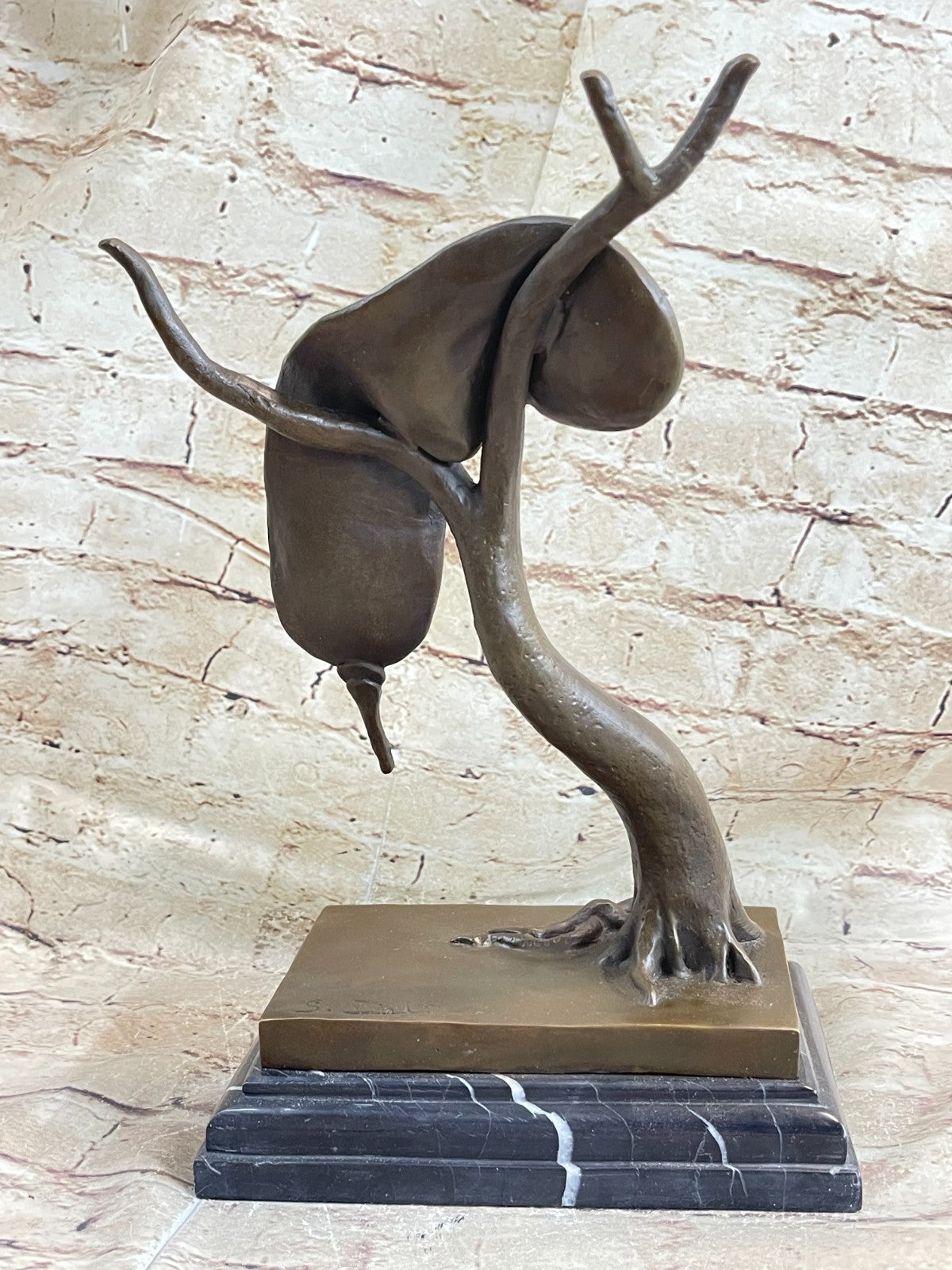 Bronze Sculpture Nobility of Time By Dali Hot Cast Quality Artwork Lost Wax Work