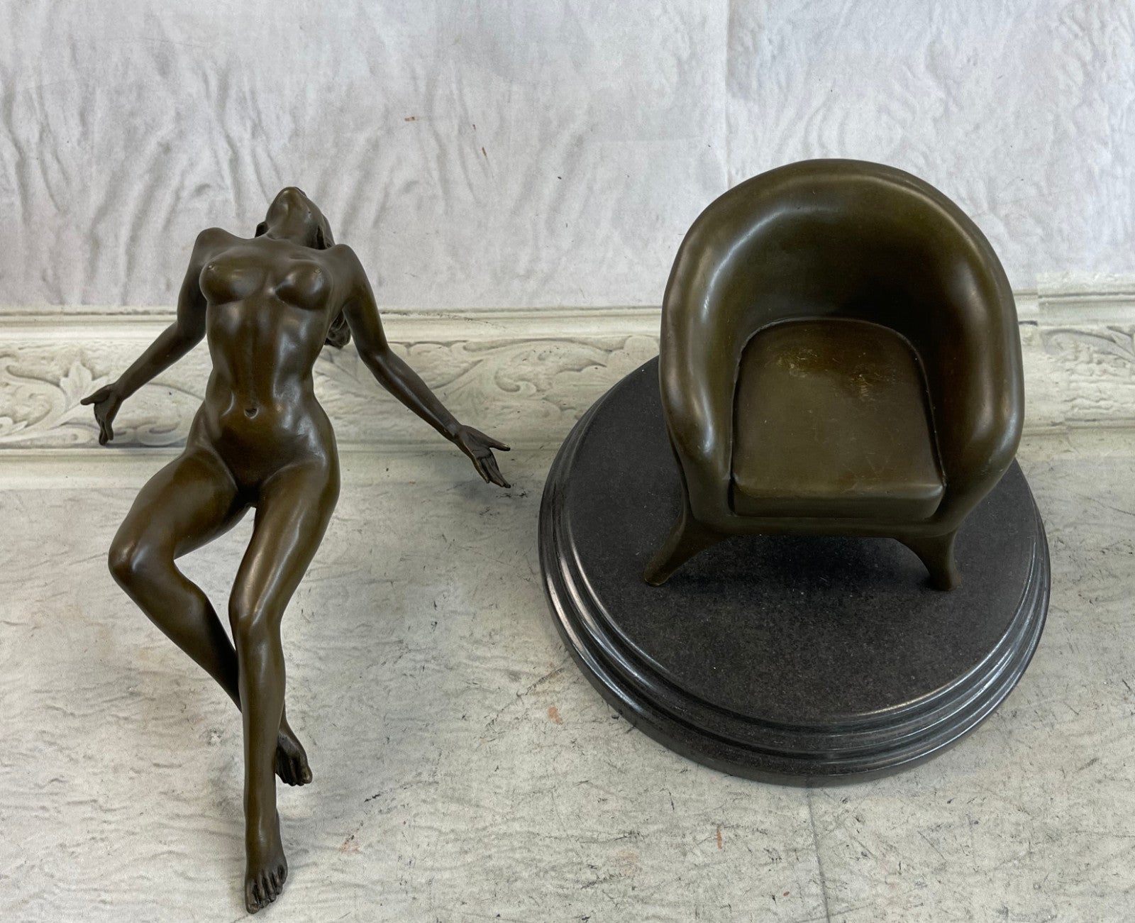 Bronze Sculpture Nude Naked Woman Museum Quality Artwork Figurine Sale Decor Art