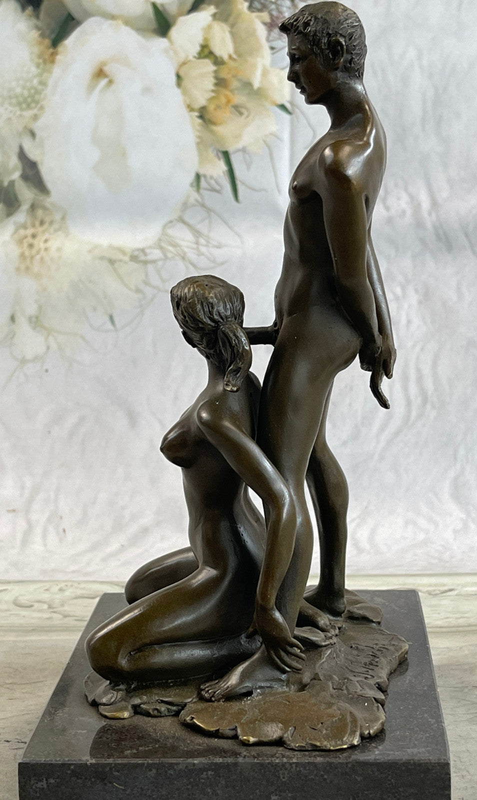 Abstract Modern Art Highly Erotic Conversation Starter Nude Bronze Statue Decor