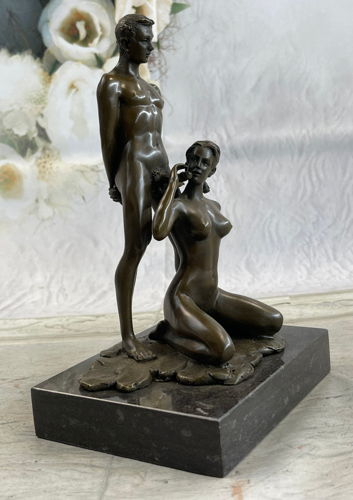 Abstract Modern Art Highly Erotic Conversation Starter Nude Bronze Statue Decor