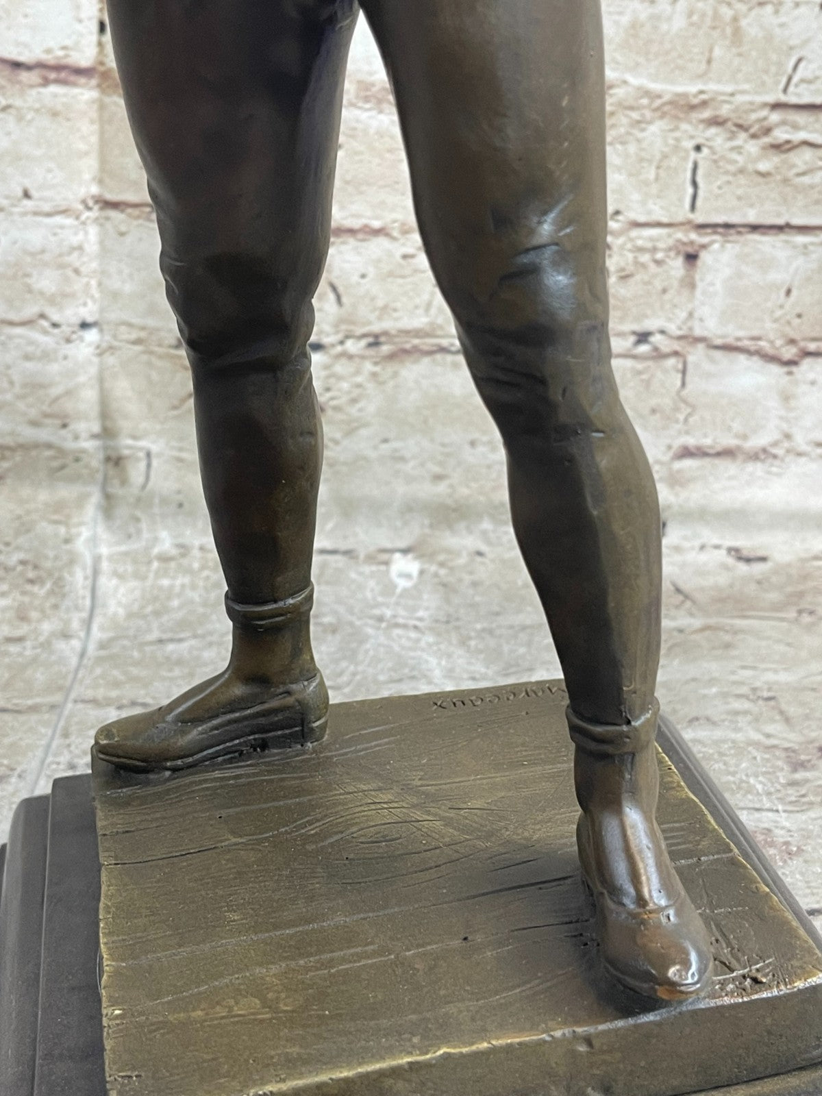 Handcrafted bronze sculpture SALE Joker Jester Harlequin Saint-Marceaux De Rene