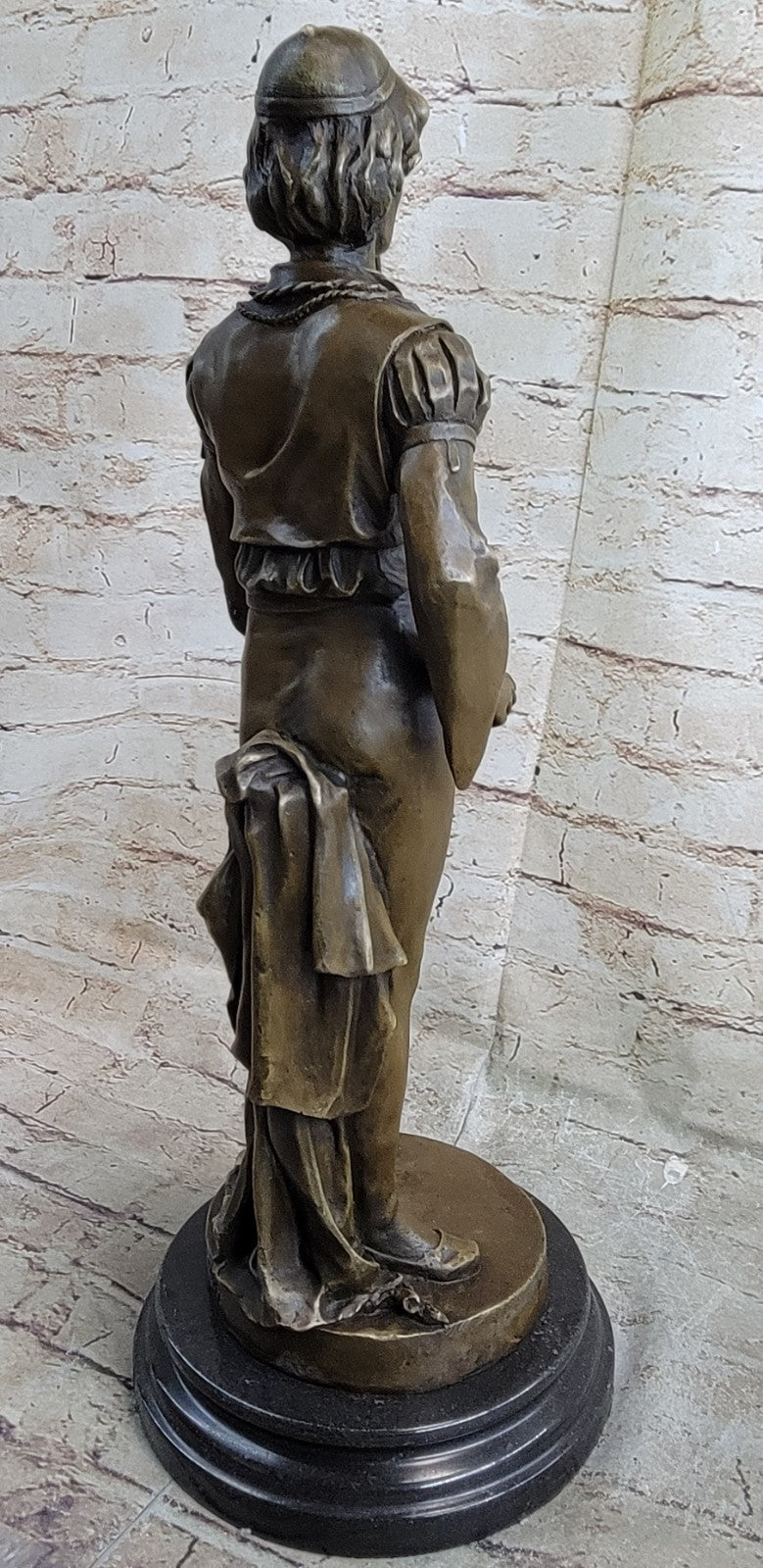 Bronze Military Statue of a Drummer in Napoleon`s Army Hot Cast Sculpture