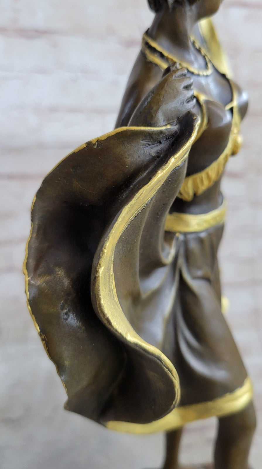 Solid custom listing Franz Bergman bronze gender Dancing Sculpture Figurine Gift