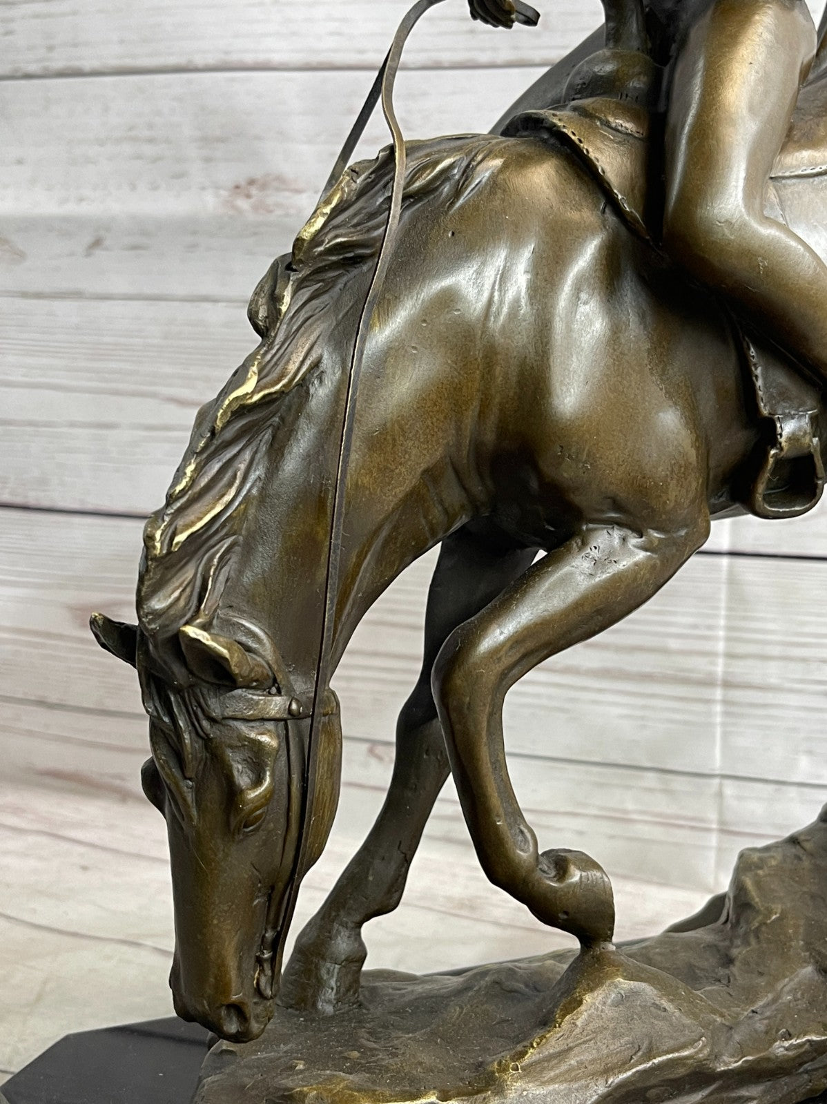Bronze Sculpture Collectible Masterpiece of Lady Godiva Hot Cast Figurine Figure