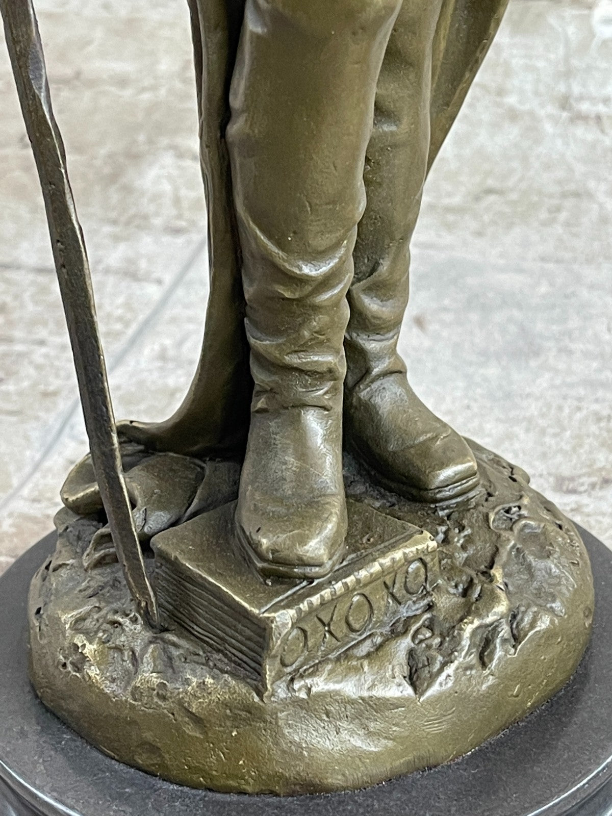 Bronze Sculpture Greek/Roman Soldier Holding Sword Hot Cast Museum Quality Work