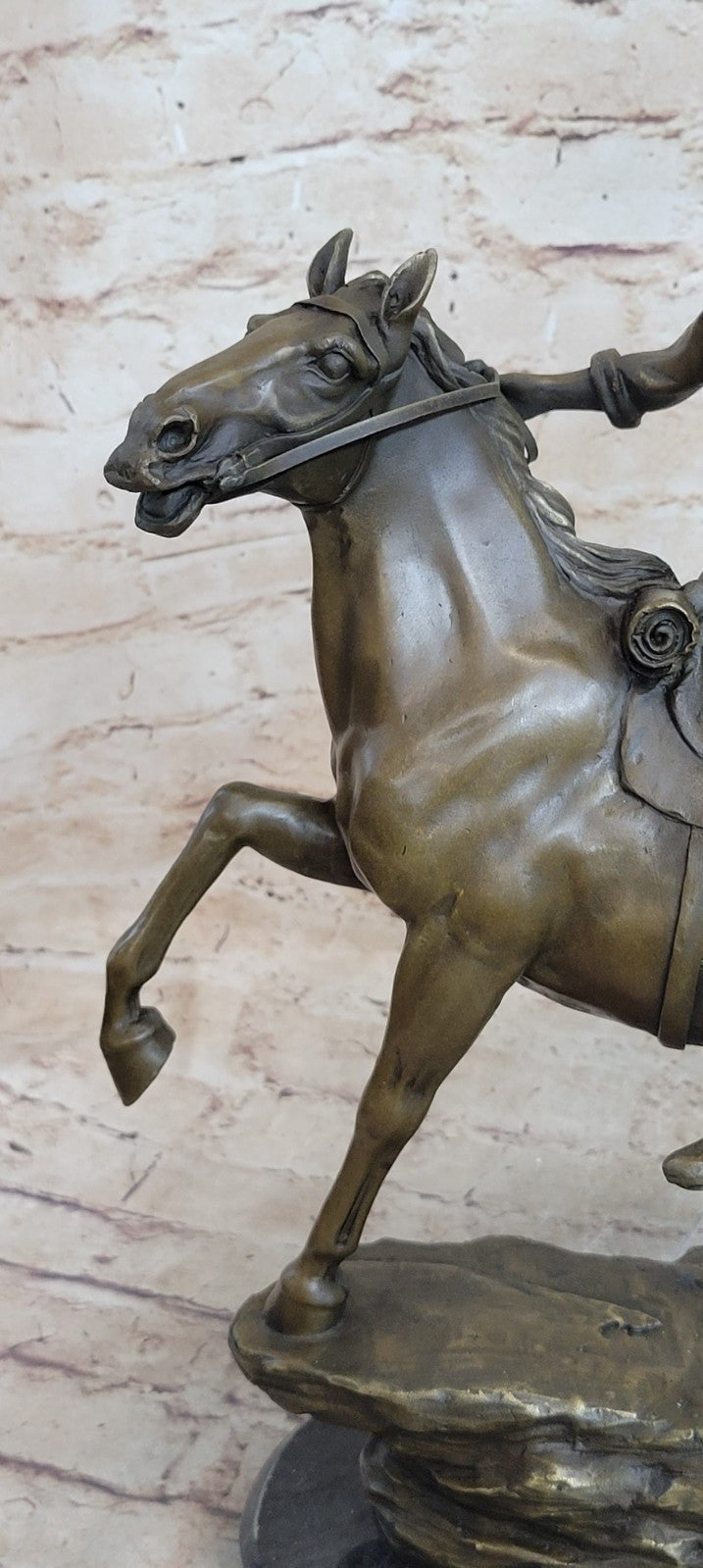 "The Desperado" by Carl Kauba Cowboy Marshal horse Gun Bronze Sculpture Figurine