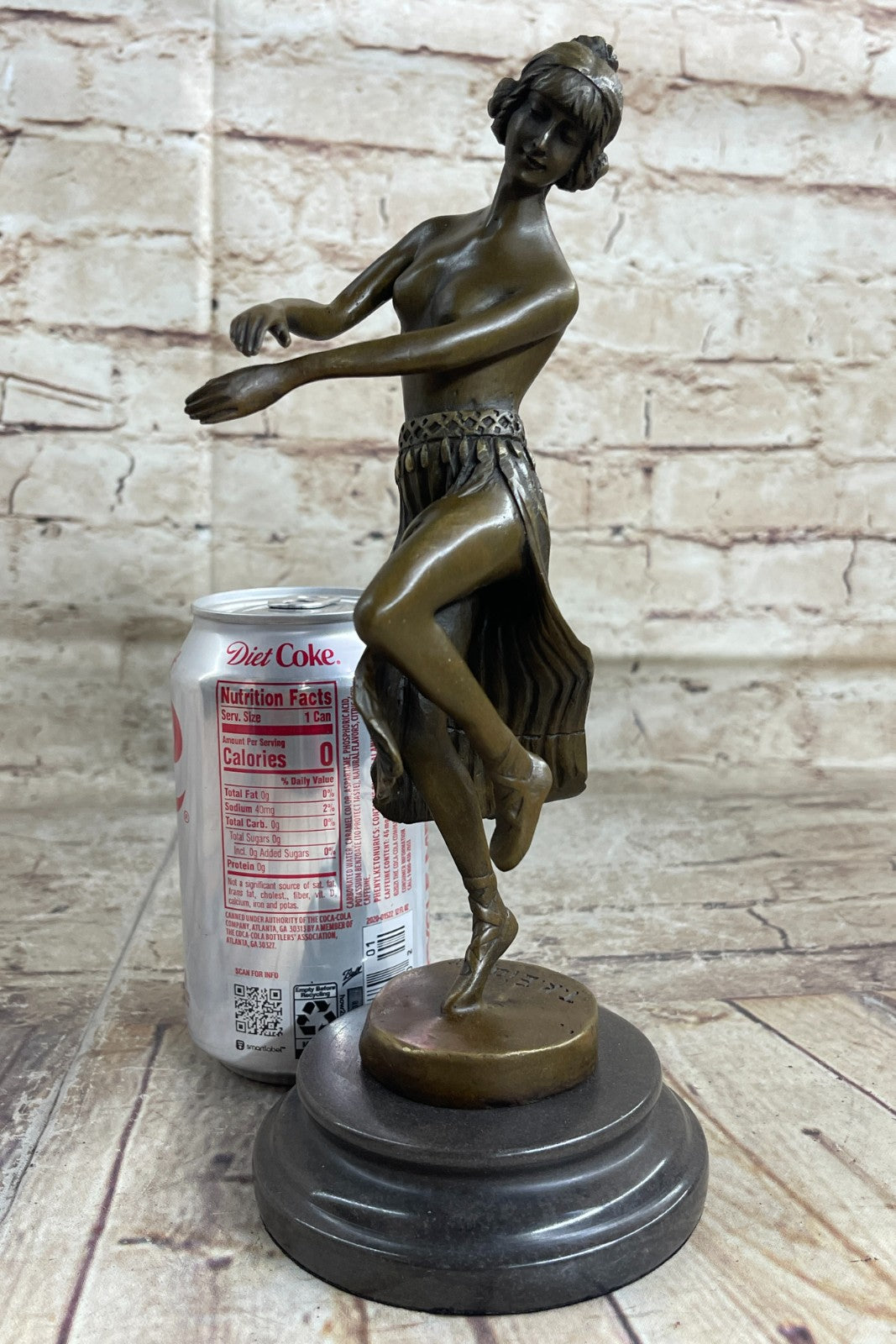 Handcrafted Nude bronze sculpture Office Home Cast Hot Eichler Theodor Original