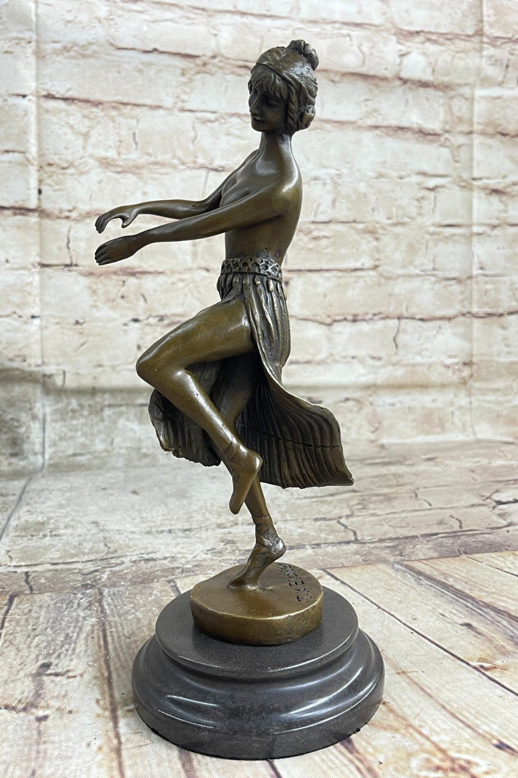 Handcrafted Nude bronze sculpture Office Home Cast Hot Eichler Theodor Original