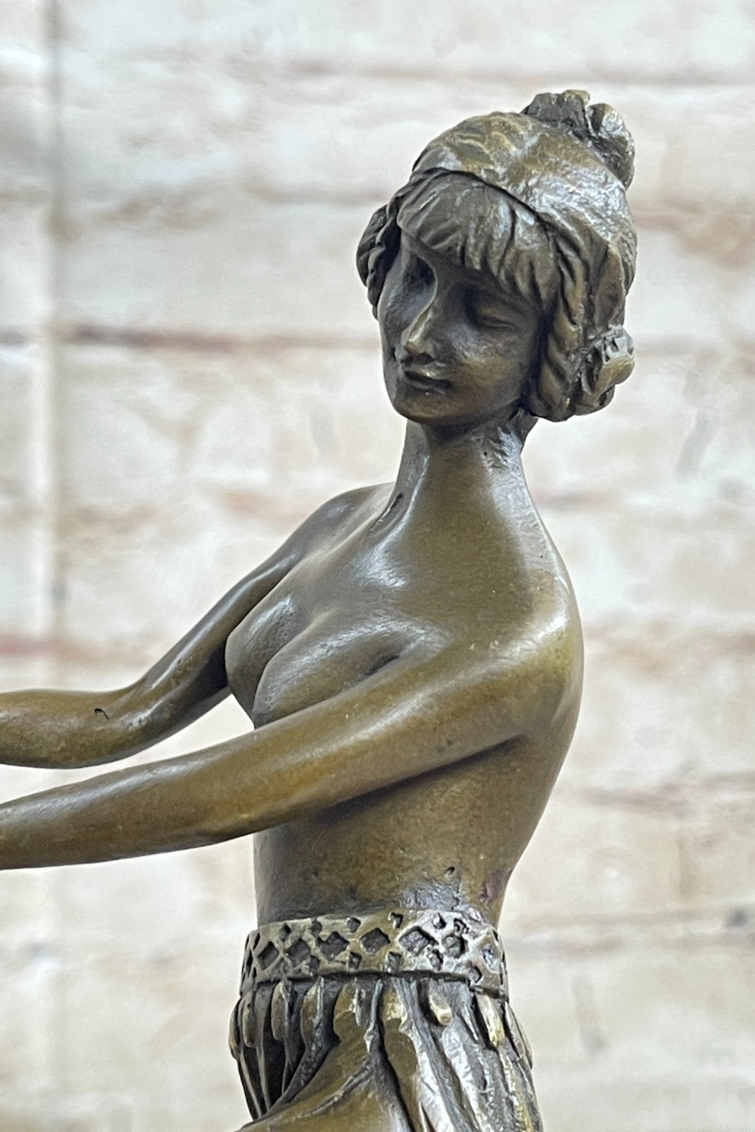 Handcrafted Nude bronze sculpture Office Home Cast Hot Eichler Theodor Original